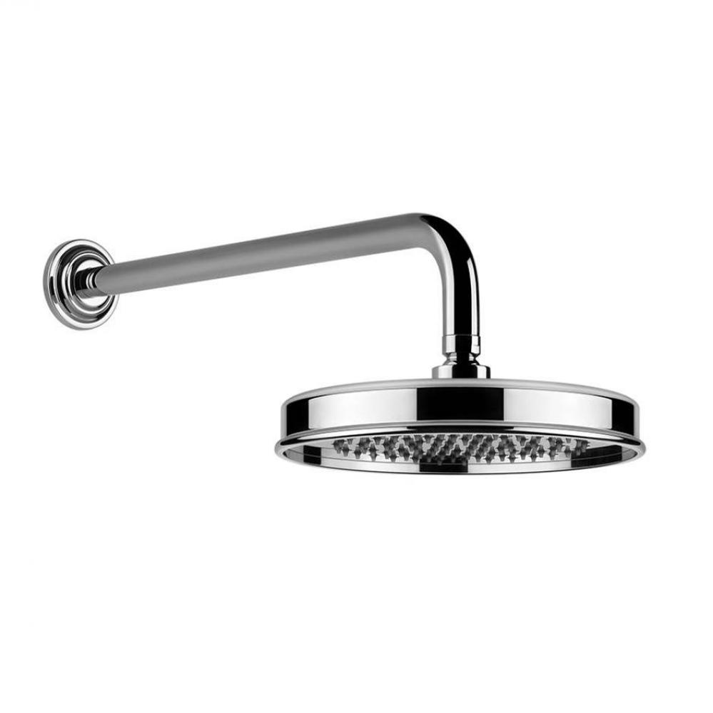 Wall-Mounted Adjustable Shower Head With Arm.