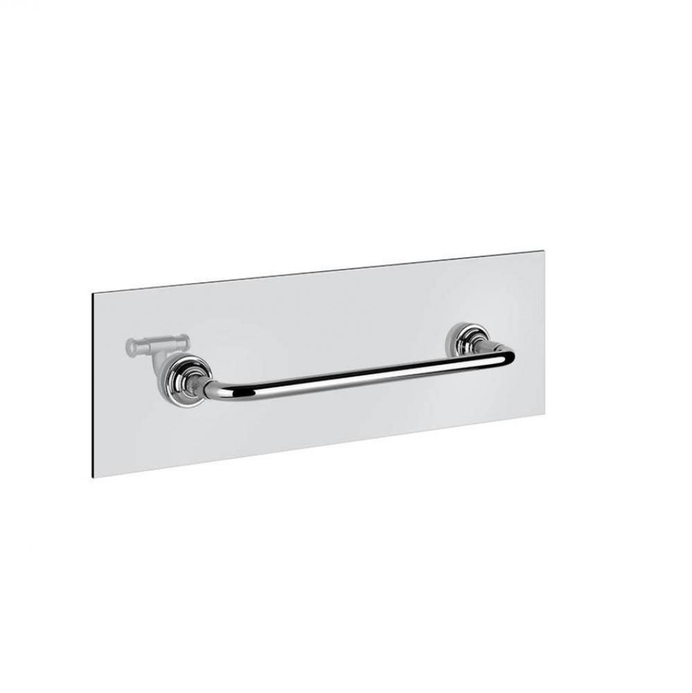 Towel Rail For Glass Fixing - 12'' Length