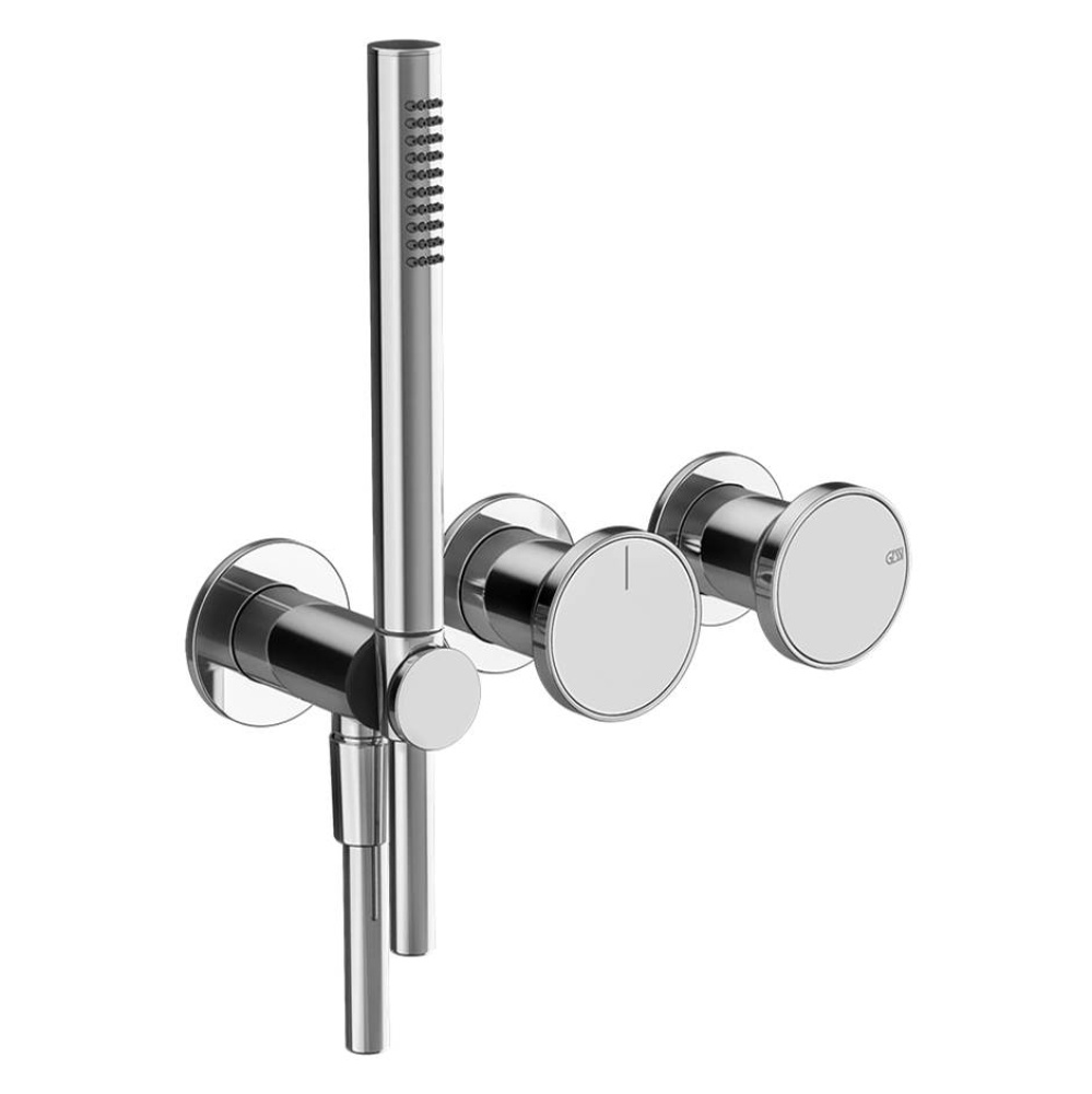TRIM PARTS ONLY. Wall-mounted bath mixer control