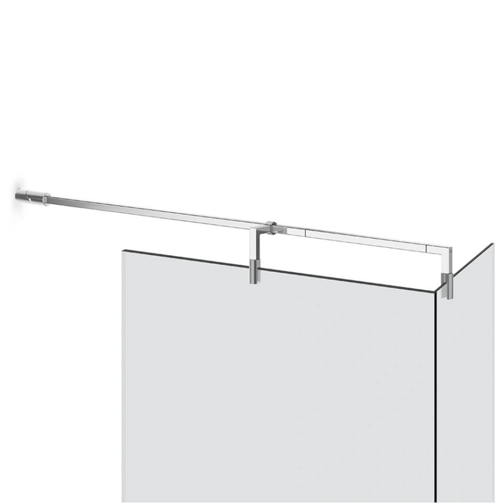 T-shaped stabilization arm for frameless shower enclosure. Customizable length. RIGATO