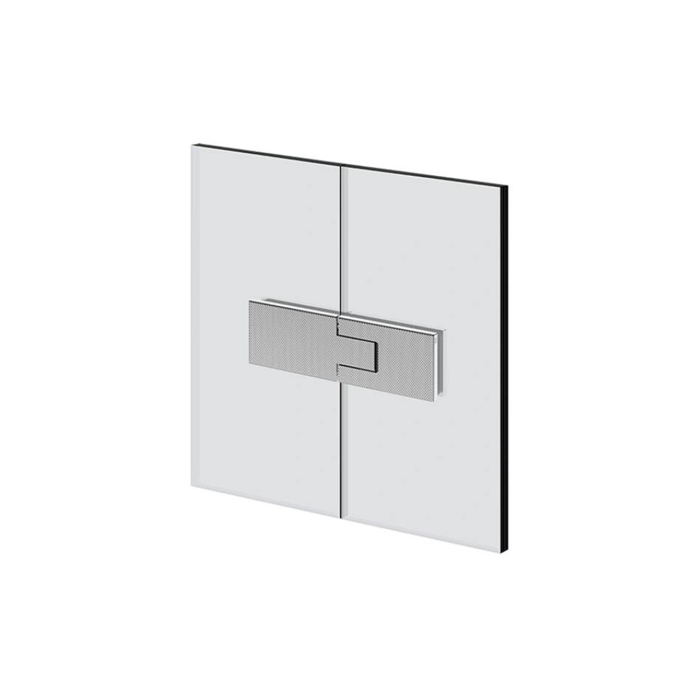 Glass-Glass self-centering hinge. DIAMANTATO.If the door exceeds 110 lbs or 39-3/8'' wid