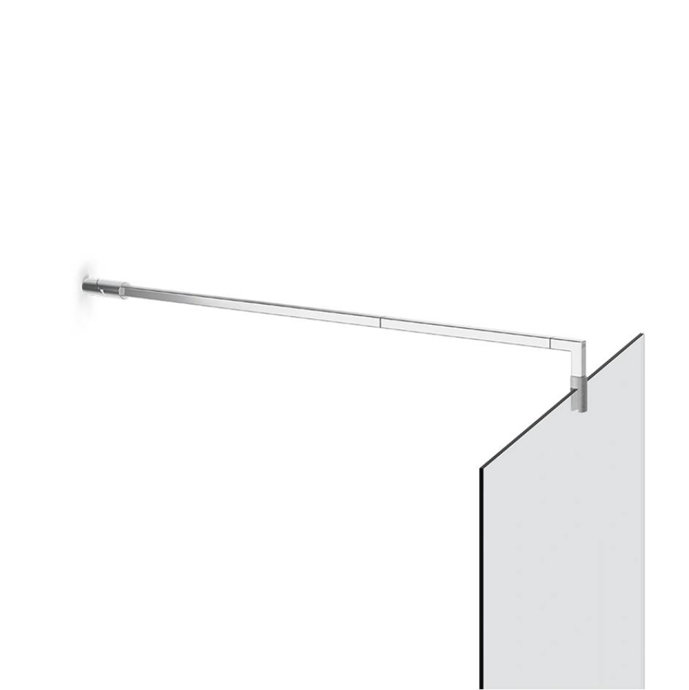 Stabilization arm for frameless shower enclosure. Customizable length. DIAMANTATO.
