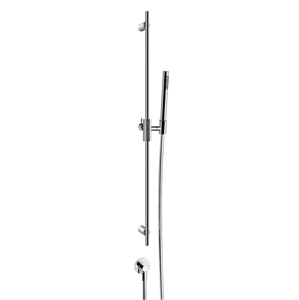 Handshower and adjustable sliding rail set. TRAME