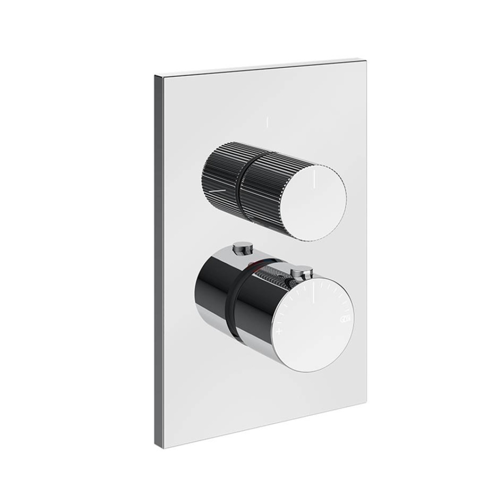 TRIM PARTS ONLY External parts for thermostatic with single volume control. RIGATO