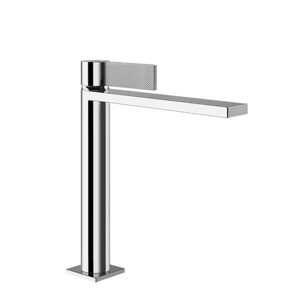 Medium single lever washbasin with Stop&Go assembly. DIAMANTATO