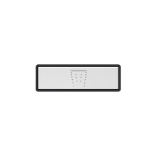 Gessi 02767-031 - Push-botton plate with WATERFALL symbol. For Linear & Shelf Hi-Fi.