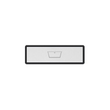 Gessi 02771-031 - Push-botton plate with BATHTUB symbol. For Linear & Shelf Hi-Fi.