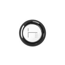 Gessi 03298-031 - Push-botton plate with FOOT SPOUT symbol. For Hi-Fi Eclectic.