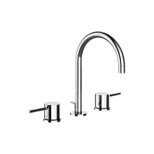Gessi 18611#031 - Widespread washbasin mixer with pop-up assembly