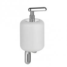 Gessi 38013-031 - Wall-Mounted Ceramic Liquid Soap Dispenser - White Gres