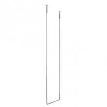 Gessi 38142-031 - Ceiling Mounted Towel Bar, 1’ 6-1/4'' Wide X 5’ 10-7/8'' Long, Mounting Br
