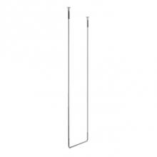 Gessi 38144-031 - Ceiling Mounted Towel Bar, 1' 6-1/4'' Wide X 5' 3'' Long