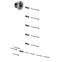 Gessi 43128#031 - 0 - 1'' height extension