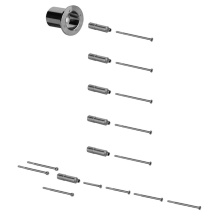 Gessi 43148#031 - 1'' - 2'' height extension