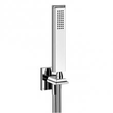 Gessi 48123-031 - Handshower Set, Fixed Hook, Wall Elbow, 59'' Flex Hose, Max Flow Rate 1.75 Gpm