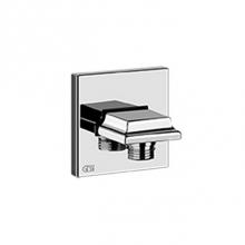 Gessi 48169-031 - Wall Elbow With Backplate, 1/2'' Connections