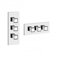 Gessi 48204-031 - Trim Parts Only External Parts For Thermostatic With 2 Volume Controls