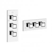 Gessi 48212-031 - Trim Parts Only External Parts For 5-Way Thermostatic Diverter With Volume Control