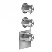 Gessi 54504-239 - Trim Parts Only External Parts For Thermostatic With 2 Volume Controls