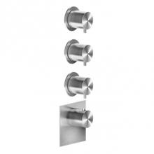 Gessi 54506-239 - Trim Parts Only External Parts For Thermostatic With 3 Volume Controls