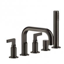 Gessi 58040-031 - Five-Hole Roman Tub Set