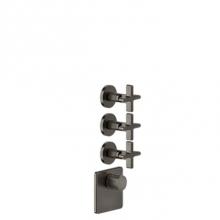 Gessi 58346-031 - Trim Parts Only External Parts For Thermostatic With 3 Volume Controls
