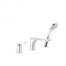 Gessi 59037-031 - Three-Hole Roman Tub Set