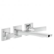 Gessi 59090-031 - Trim Parts Only Wall Mounted Washbasin Mixer Trim, Without Waste.