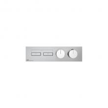 Gessi 63012-031 - Trim Parts Only External Parts For Thermostatic Mixer For Two Simultaneous Functions, With Push-Bu