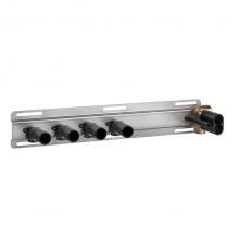 Gessi 63025-031 - In-Wall Thermostatic Rough Valve For Shelf Mixer For Four Simultaneous Functions.