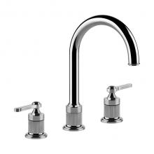 Gessi 65016-031 - Widespread Washbasin Mixer Without Pop-Up Assembly