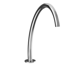 Gessi 66025#031 - Deck-mounted tall washbasin spout only without pop-up assembly