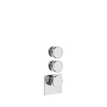 Gessi 66202#031 - TRIM PARTS ONLY External parts for thermostatic with 2 volume controls