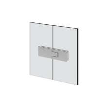 Gessi 67603#031 - Glass-Glass self-centering hinge. DIAMANTATO.If the door exceeds 110 lbs or 39-3/8'' wid