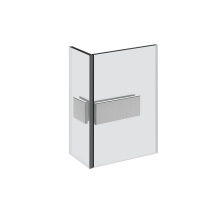Gessi 67607#031 - Angular Glass-Glass clamp. DIAMANTATO