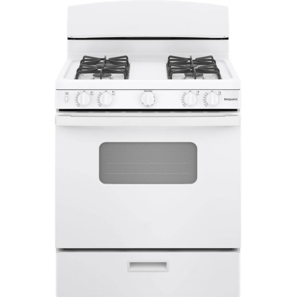 30'' Free-Standing Front Control Gas Range