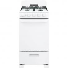 Hotpoint RGAS200DMWW - Hotpoint 20'' Front-Control Free-Standing Gas Range with Sealed Burners