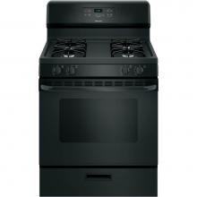 Hotpoint RGBS400DMBB - Hotpoint 30'' Free-Standing Standard Clean Gas Range