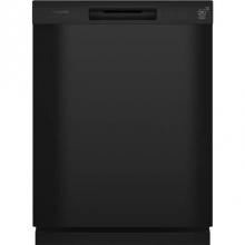 Hotpoint HDF310PGRBB - One Button Dishwasher with Plastic Interior
