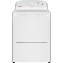 Hotpoint HTX26GASWWW - Hotpoint 6.2 cu. ft. Capacity Gas Dryer with Up To 120 ft. Venting and Shallow Depth