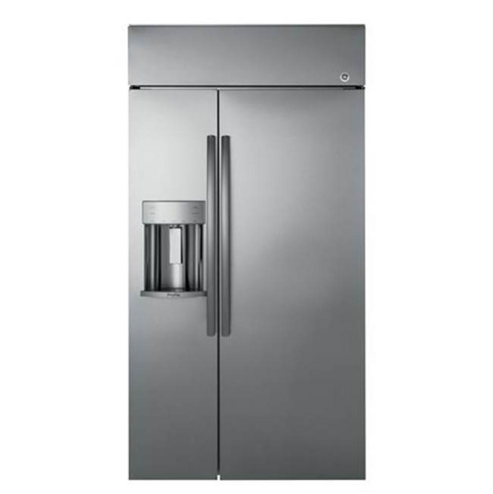 GE Profile? Series 42'' Built-In Side-by-Side Refrigerator with