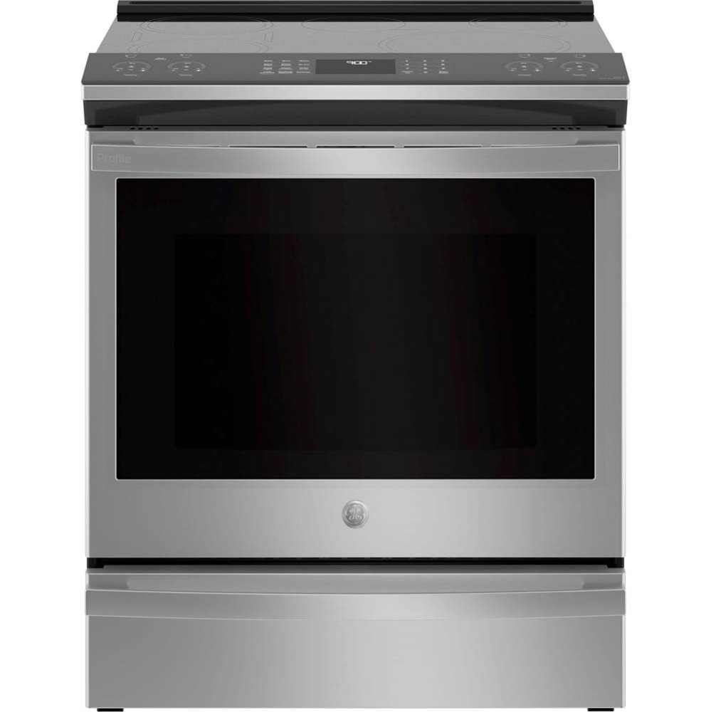 GE Profile ENERGY STAR 30'' Smart Slide-In Fingerprint Resistant Front-Control Induction