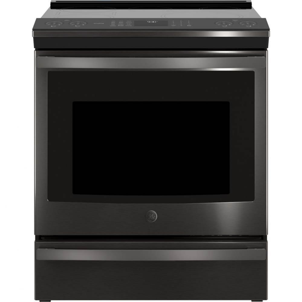 GE Profile 30'' Smart Slide-In Front-Control Induction and Convection Range