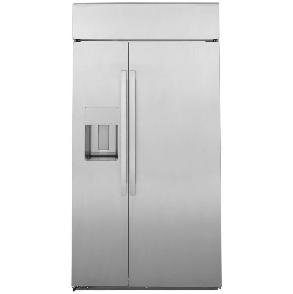 GE Profile Series 42'' Smart Built-In Side-by-Side Refrigerator with Dispenser