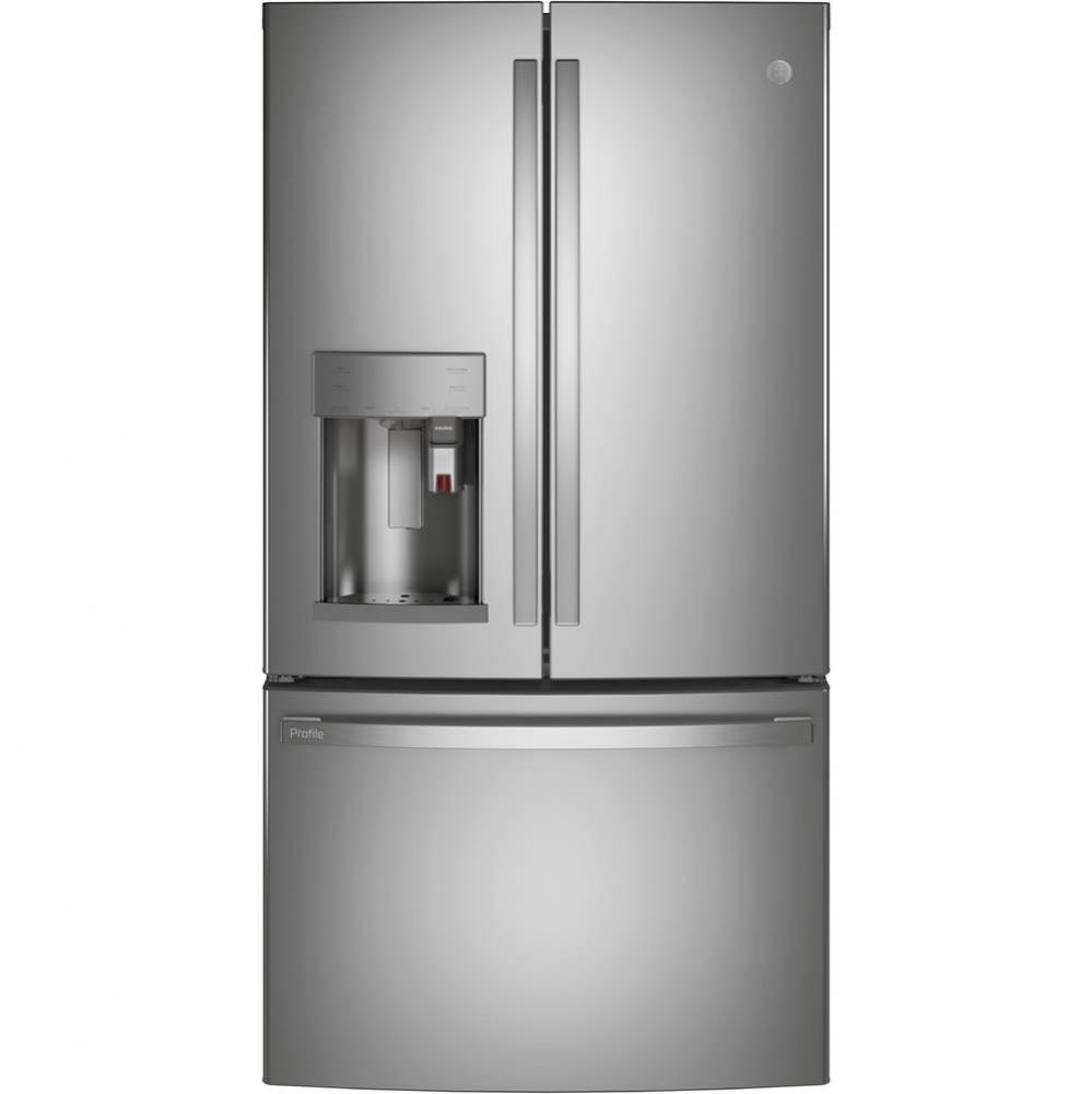 GE Profile Series ENERGY STAR 22.1 Cu. Ft. Smart Counter-Depth Fingerprint Resistant French-Door R