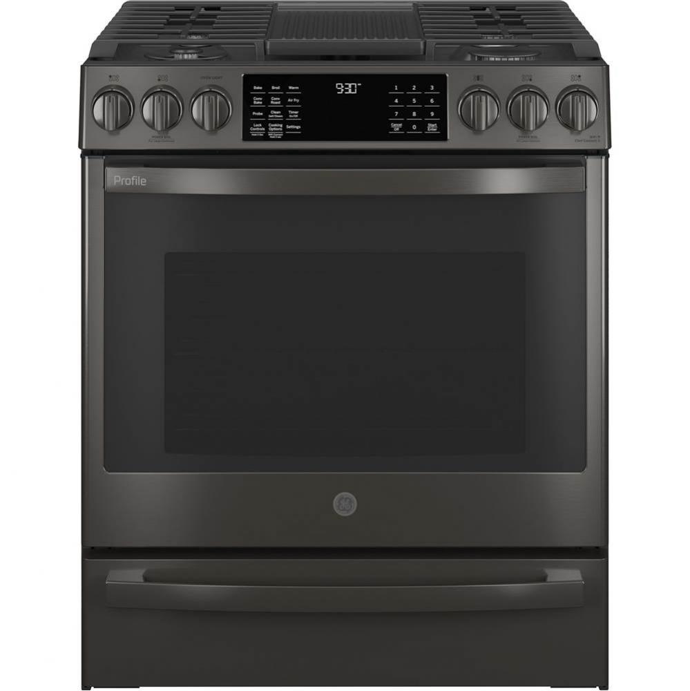 30'' Smart Slide-In Front-Control Gas Range With No Preheat Air Fry