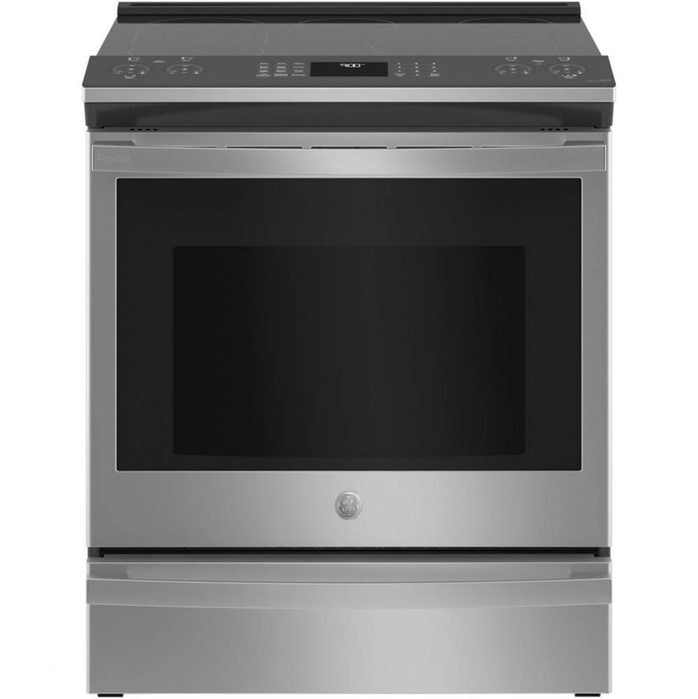 30'' Smart Slide-In Electric Convection Fingerprint Resistant Range With No Preheat Air