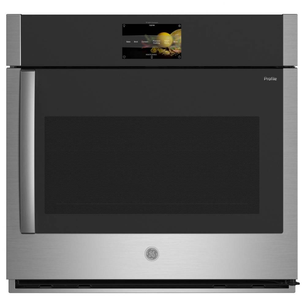 GE Profile™ Series 30'' Built-In Convection Single Wall Oven with Right-Hand Side-Swin