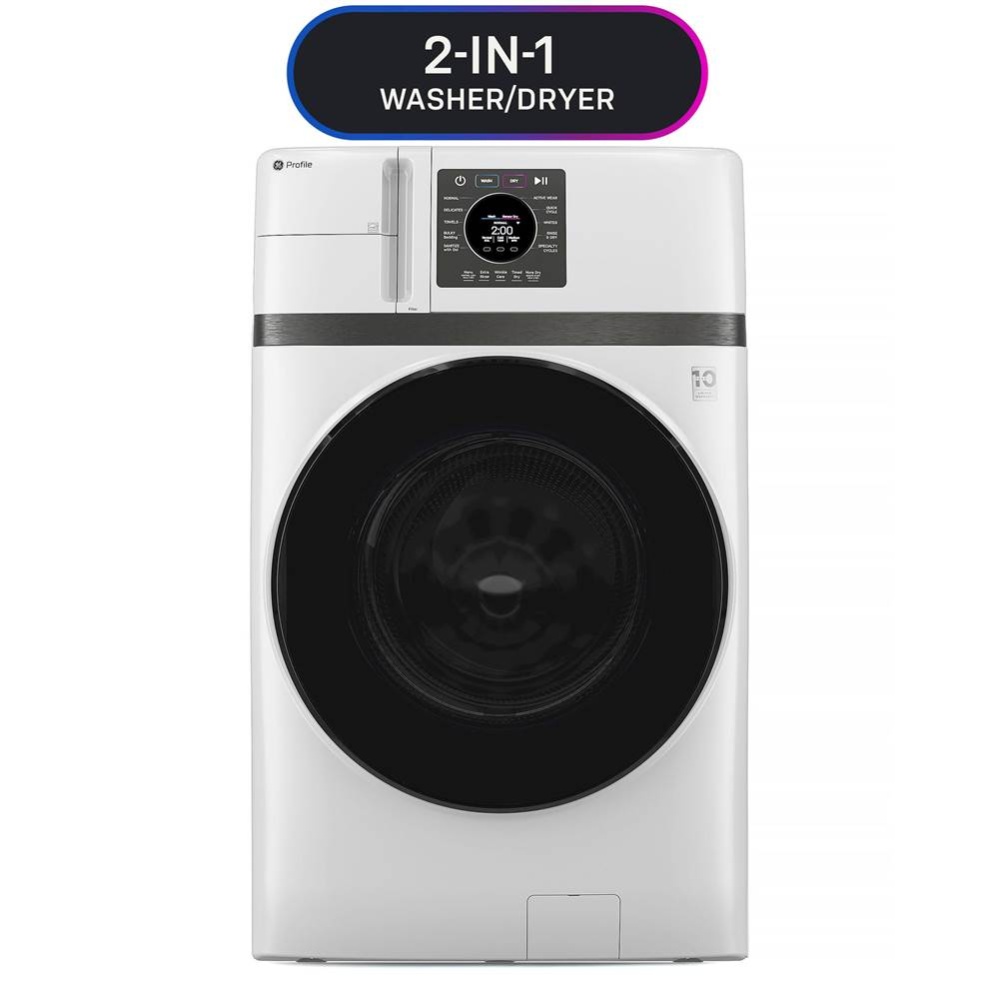 GE Profile ENERGY STAR 4.6 cu. ft. Capacity UltraFast Combo with Ventless Inverter Heat Pump Techn