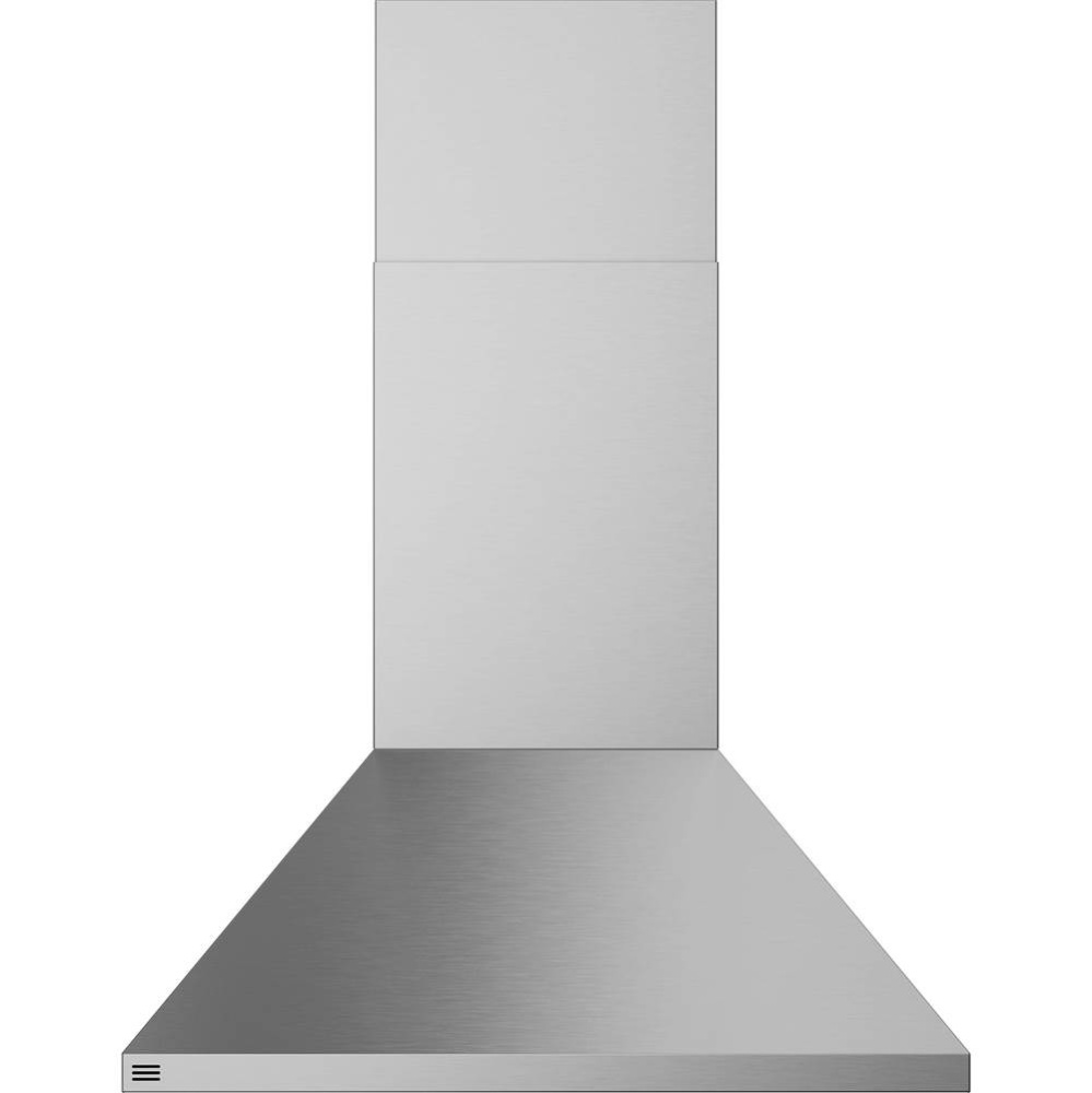 GE Profile 30'' Wall-Mount Pyramid Chimney Vent Hood with Clean Air Sensors